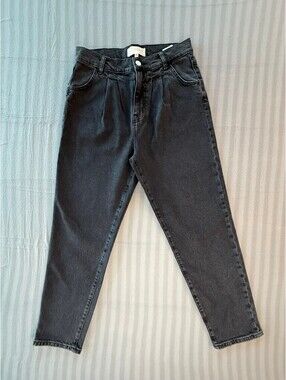 Current/Elliott Women's Black High-Waisted Jeans Size 28